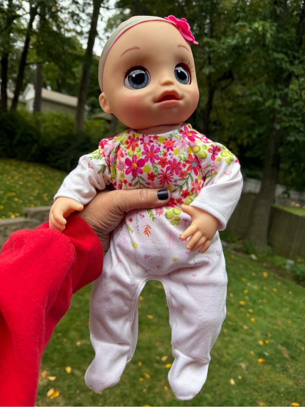 Baby Alive As Real as Can Be Doll Interactive 2017 Blonde Blue Eyes RARE WORKS